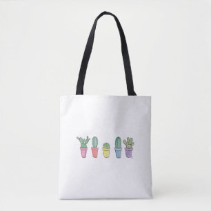 Bolsa Tote Sacola dos cactos