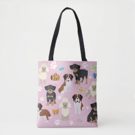 Bolsa Tote Sacola dos cães - grupo 2 do cão