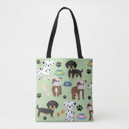 Bolsa Tote Sacola dos cães - grupo 3 do cão