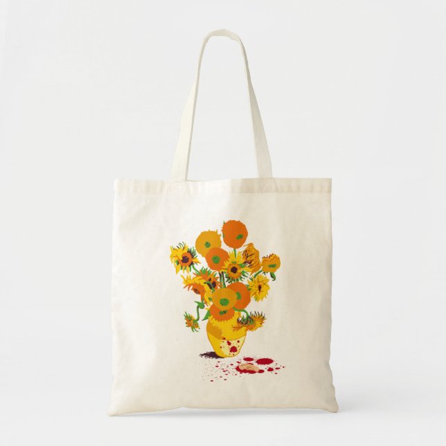 Bolsa Tote Sacola dos girassóis de Van Gogh (Frente)