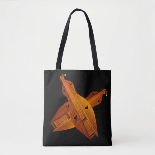 Bolsa Tote Sacola dos instrumentos musicais do Dulcimer
