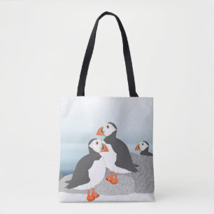 Bolsa Tote Sacola dos papagaio-do-mar