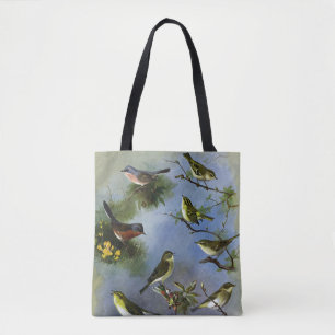 Bolsa Tote Sacola dos pássaros