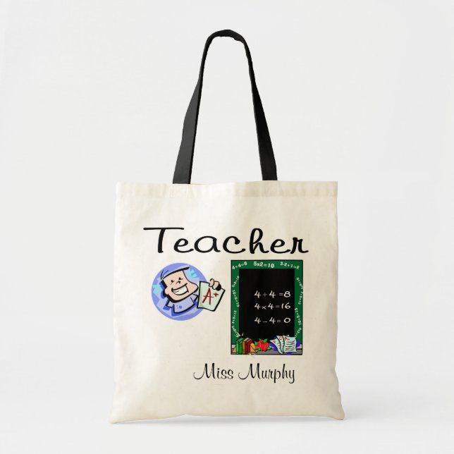 Bolsa Tote Sacola dos professores (Frente)