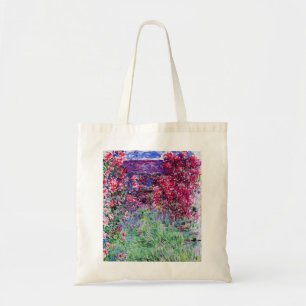 Bolsa Tote Sacola dos rosas de Monet