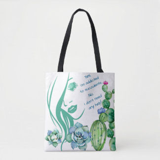 Bolsa Tote Sacola dos Succulents