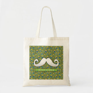 Bolsa Tote Sacola engraçada bonito do bigode com impressão do