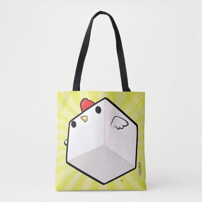 Bolsa Tote Sacola engraçada de Cockblock (Frente)
