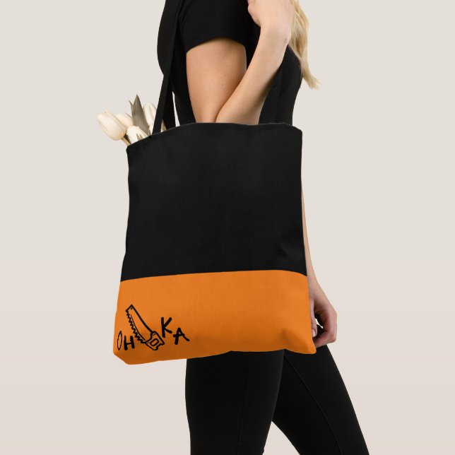 Bolsa Tote sacola engraçada - osaka (oh-serra-ka) (Close Up)