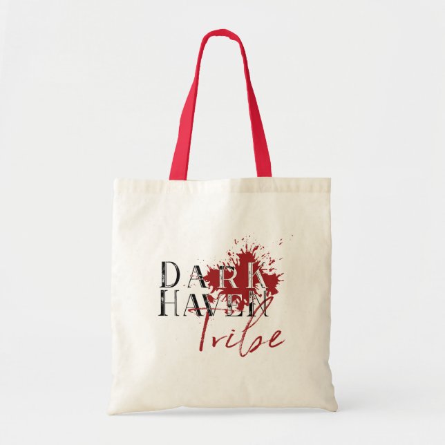 Bolsa Tote Sacola escura do tribo do abrigo (Frente)