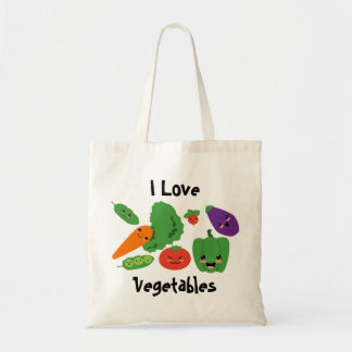 Bolsa Tote Sacola feliz dos vegetais