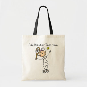 Bolsa Tote Sacola fêmea personalizada do jogador de ténis