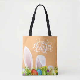 Bolsa Tote Sacola floral do felz pascoa | das orelhas do