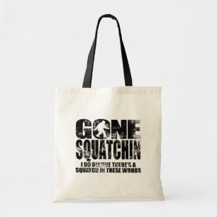 Bolsa Tote Sacola ida afligida vintage de Squatchin