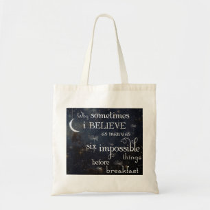 Bolsa Tote Sacola impossível das estrelas das coisas