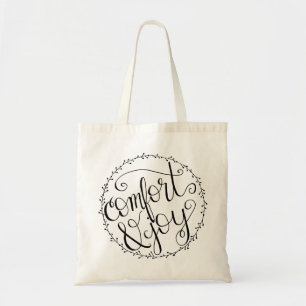 Bolsa Tote Sacola indicada por letras da mão do conforto & d