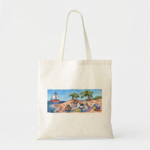Bolsa Tote Sacola infinita do verão do Fox do fio