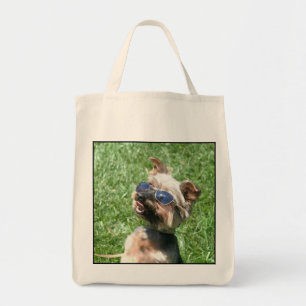 Bolsa Tote Sacola legal do yorkshire terrier