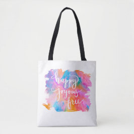 Bolsa Tote Sacola livre feliz feliz
