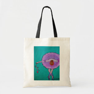 Bolsa Tote Sacola lunática moderna da bailarina por Prisarts