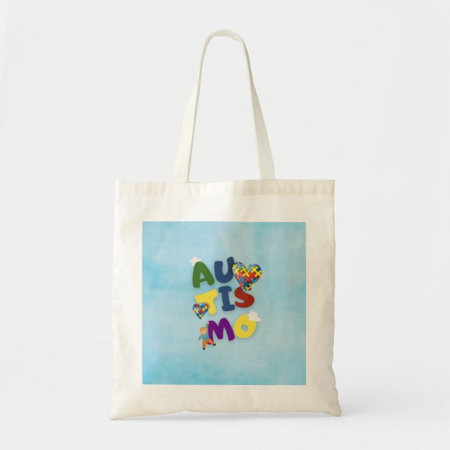 Bolsa Tote Sacola Mãe de Autista (Frente)