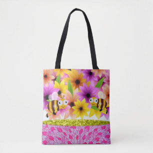 Bolsa Tote Sacola Mãe Dia dos Namorados Abelha