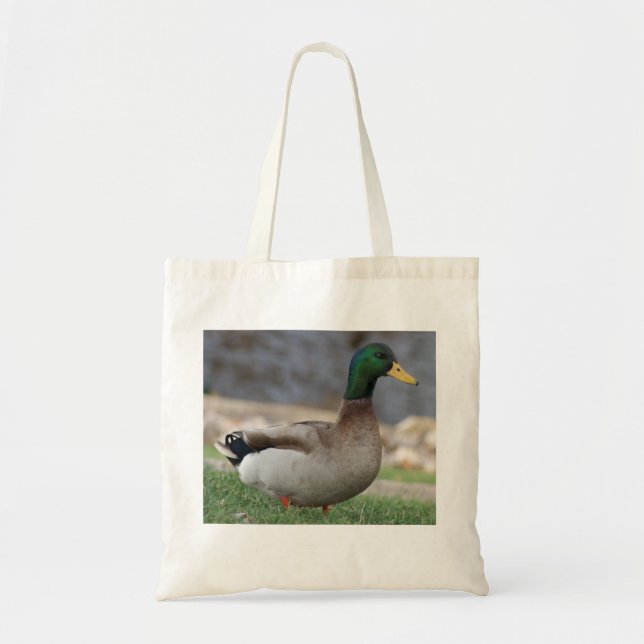 Bolsa Tote Sacola masculina do pato do pato selvagem (Frente)