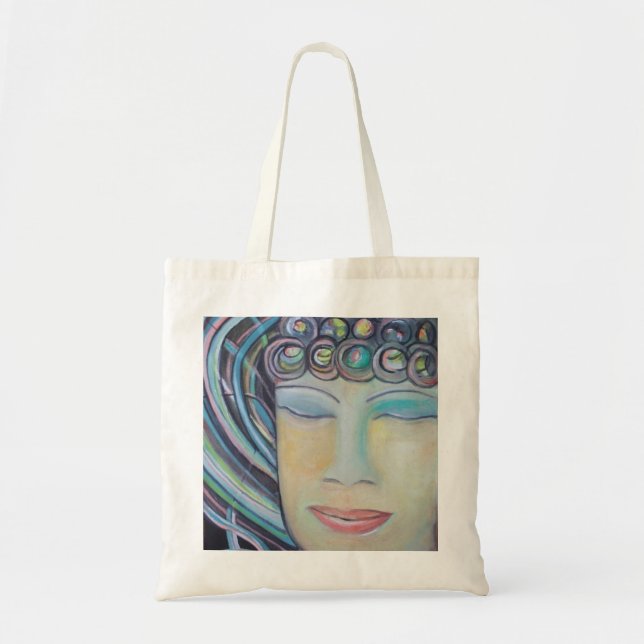 Bolsa Tote Sacola Meditating de Buddha (Frente)