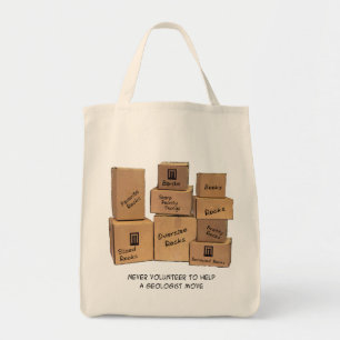 Bolsa Tote Sacola movente do humor do geólogo