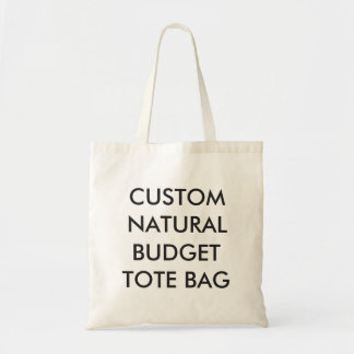 Bolsa Tote Sacola natural personalizada costume do orçamento