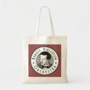 Bolsa Tote Sacola - orquestra de Benoit Viellefon (B&W)