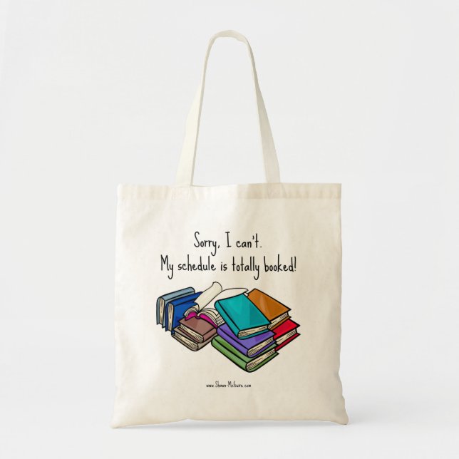 Bolsa Tote Sacola para livros (Frente)