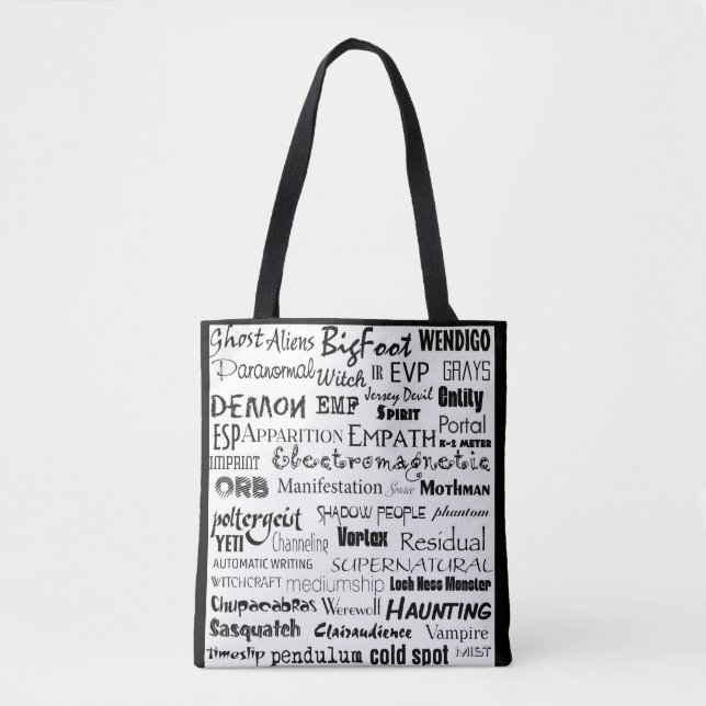 Bolsa Tote Sacola Paranormal (Frente)