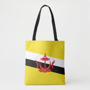 Bolsa Tote Sacola Patriótica da Bandeira de Brunei