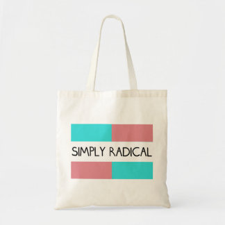 Bolsa Tote Sacola pequena da bandeira simplesmente radical