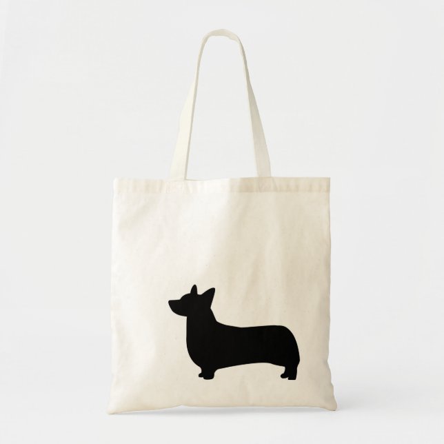 Bolsa Tote Sacola pequena do Corgi (Frente)