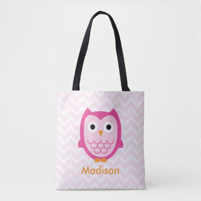Bolsa Tote Sacola personalizada da coruja (Frente)