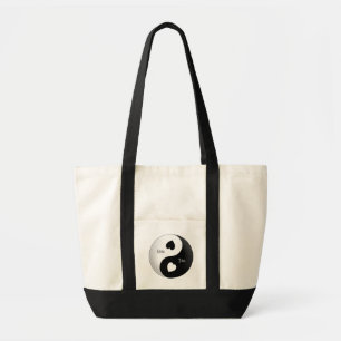 Bolsa Tote Sacola personalizada do amor de Yin Yang