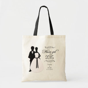 Bolsa Tote Sacola personalizada do favor do casamento do