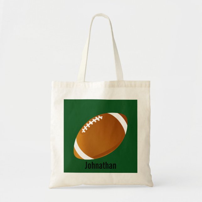 Bolsa Tote Sacola personalizada do futebol (Frente)