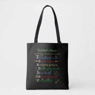 Bolsa Tote Sacola personalizada do professor