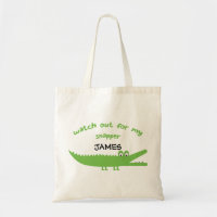 Sacola personalizada jacaré dos miúdos