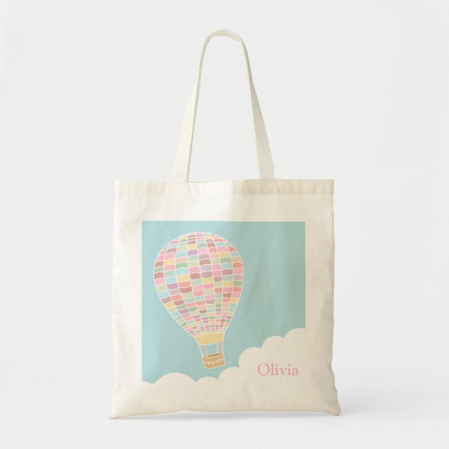 Bolsa Tote Sacola personalizada na moda do balão de ar quente (Frente)