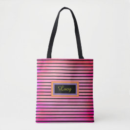 Bolsa Tote Sacola personalizada rosa