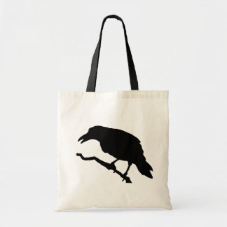 Bolsa Tote Sacola preta do corvo