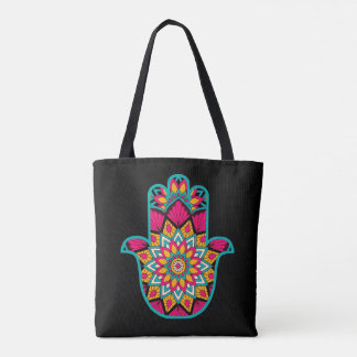 Bolsa Tote Sacola protetora do amuleto da sorte de HAMSA