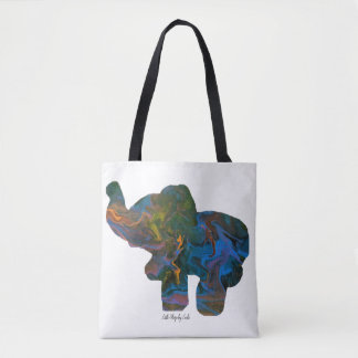 Bolsa Tote Sacola psicadélico do elefante