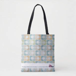 Bolsa Tote Sacola quadrada retro do LA do museu