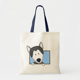 Bolsa Tote Sacola quadro do rouco Siberian dos desenhos