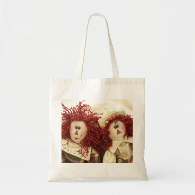 Bolsa Tote Sacola Raggedy das bonecas (Frente)